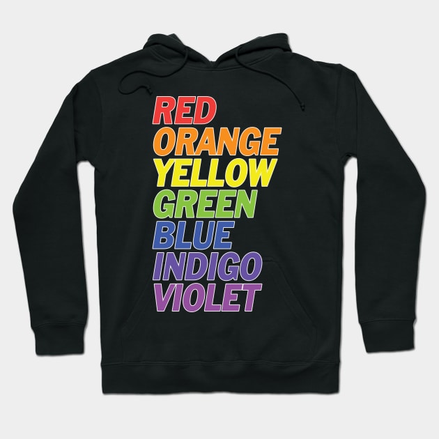 ROY G BIV Hoodie by AaronShirleyArtist